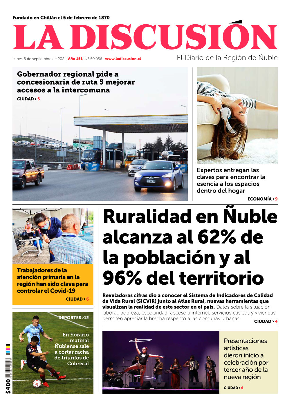 Ruralidad En Ñuble Alcanza Al 62% De La Población Y Al 96% Del Territorio