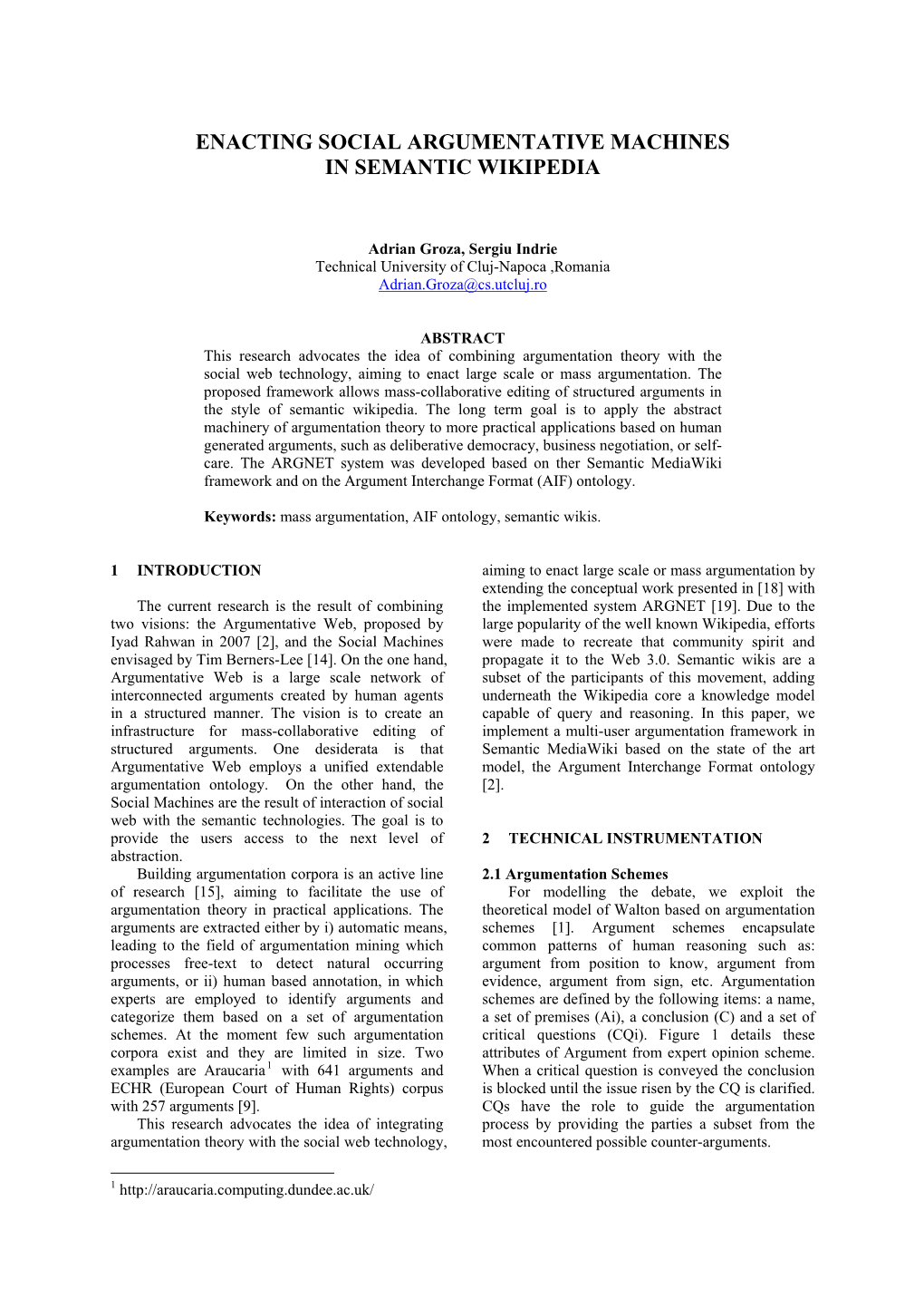 Enacting Social Argumentative Machines in Semantic Wikipedia