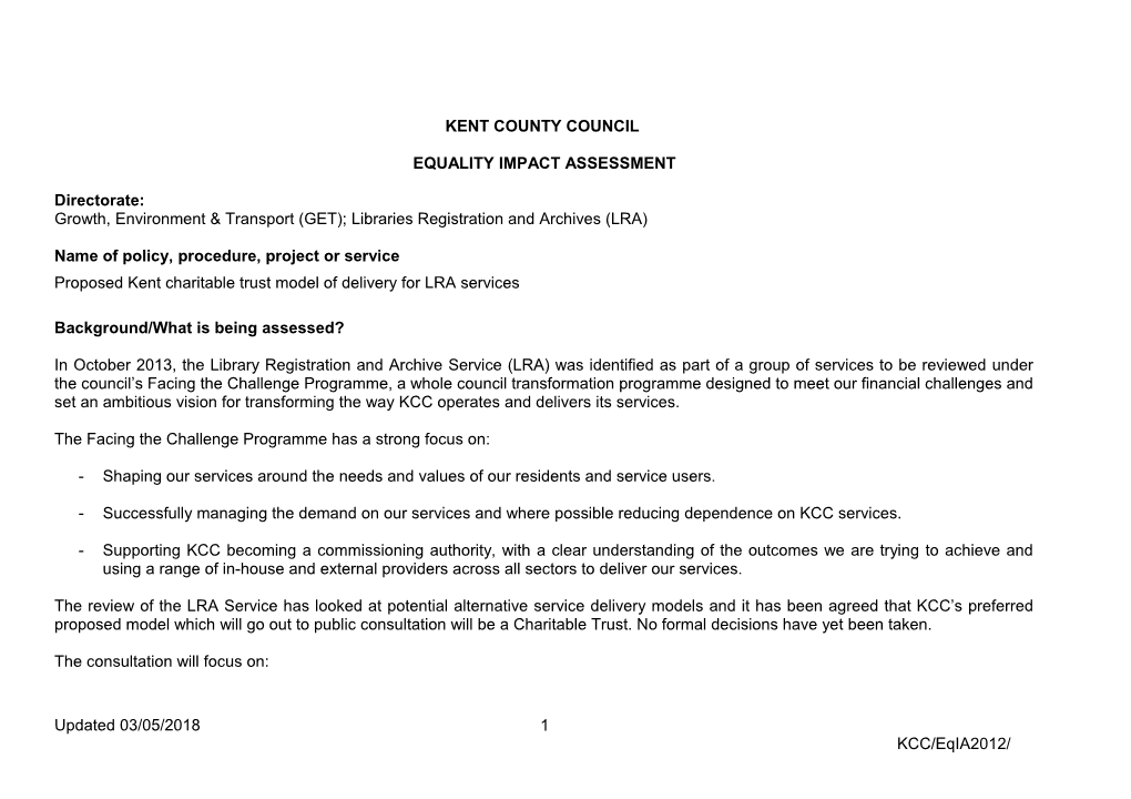 Customer Impact Assessment Report Template s1