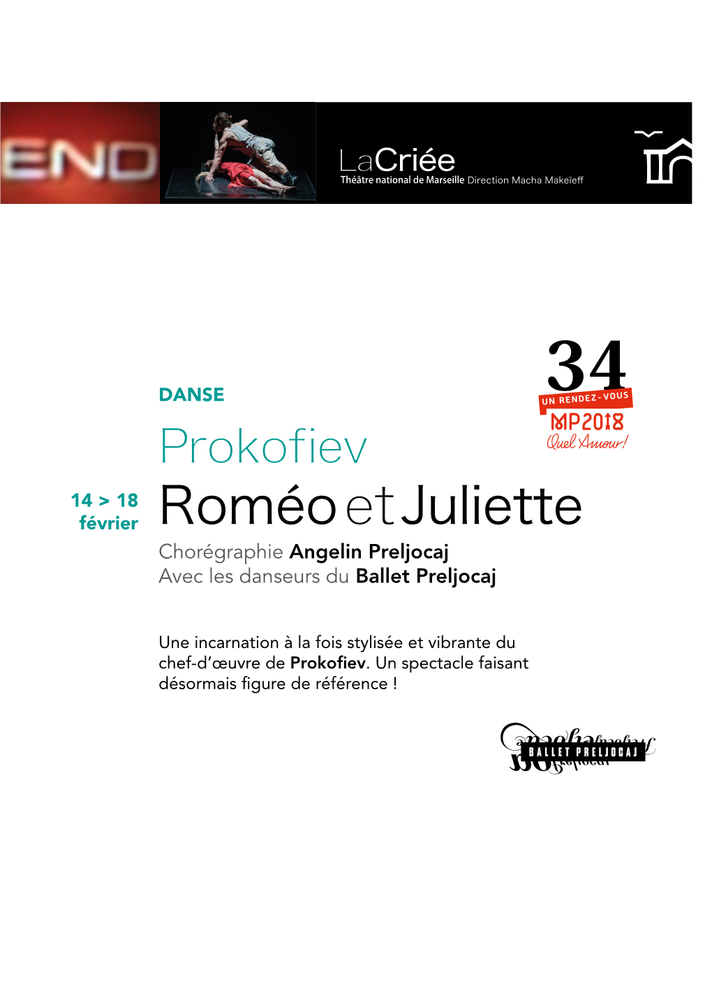 Roméo Et Juliette Dates En Corps 14 Chorégraphie Angelin Preljocaj Avec Les Danseurs Du Ballet Preljocaj Auteur, Metteur En Scène En Corps 17