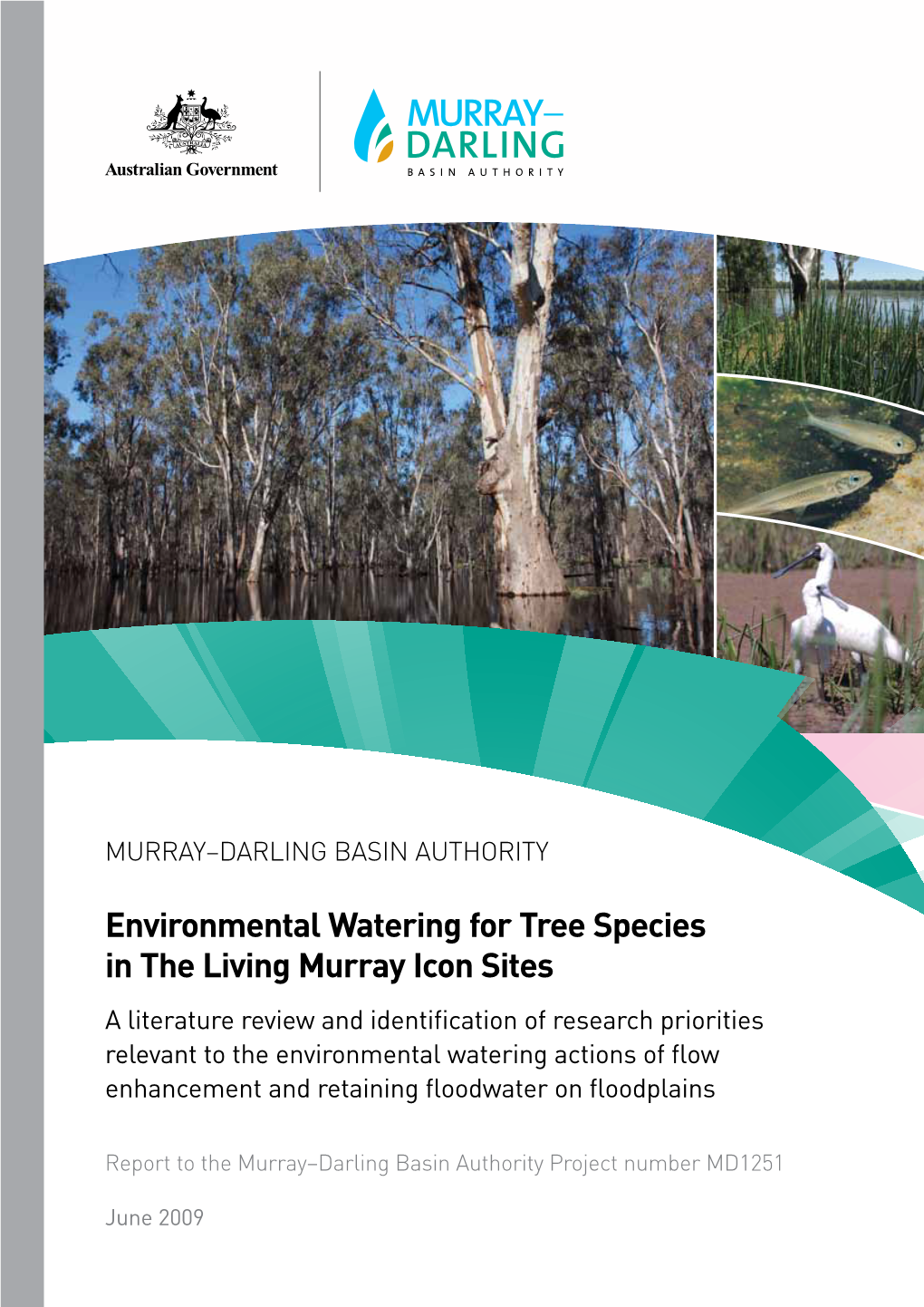 Environmental Watering for Tree Species in the Living Murray Icon