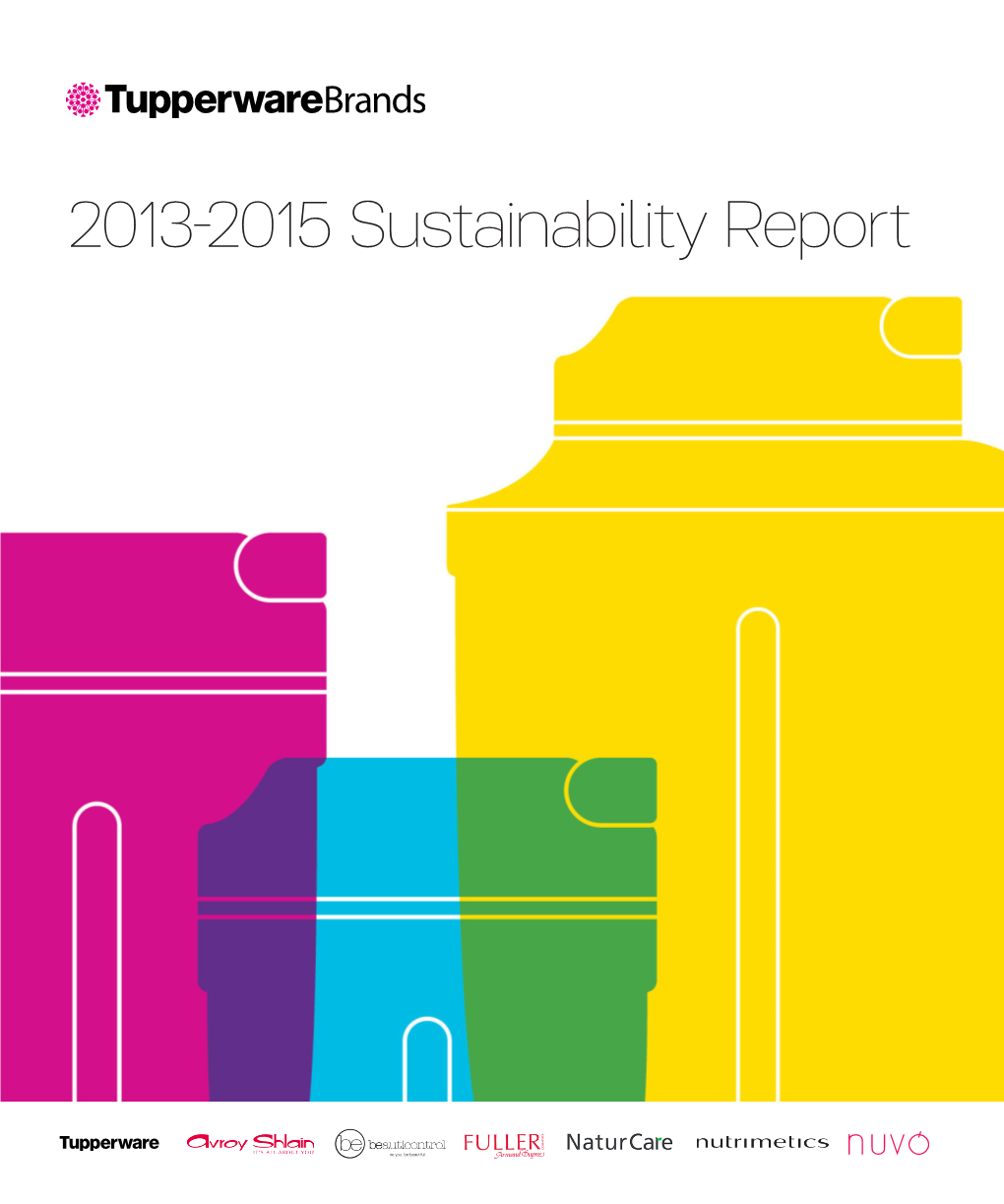 2013-2015 Sustainability Report 2013-2015 Sustainability Report