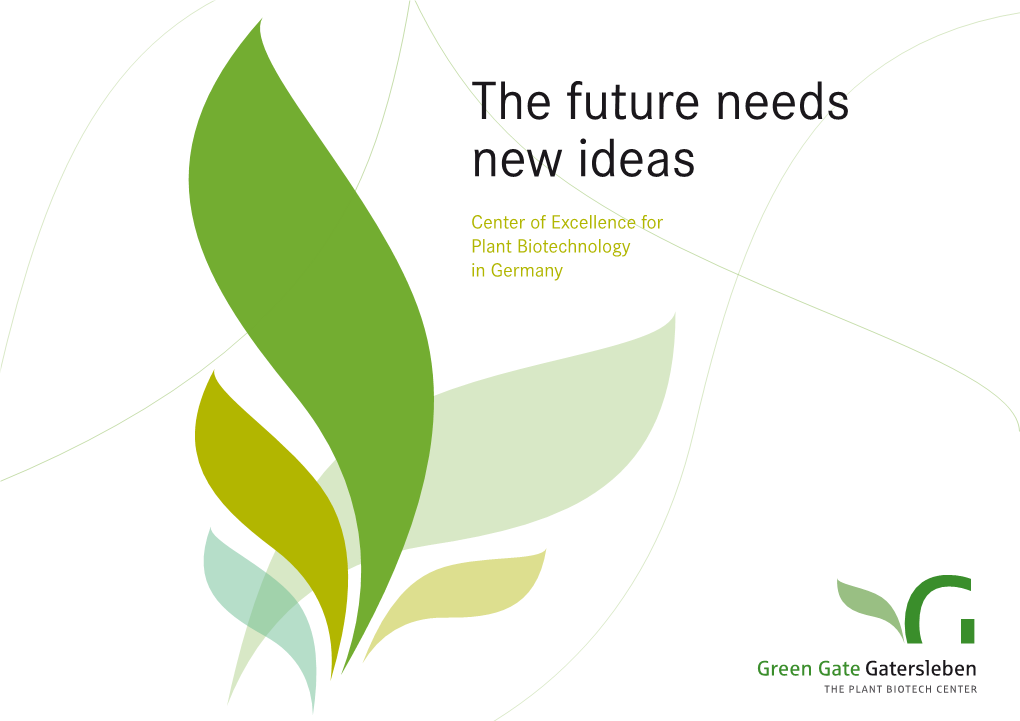 The Future Needs New Ideas