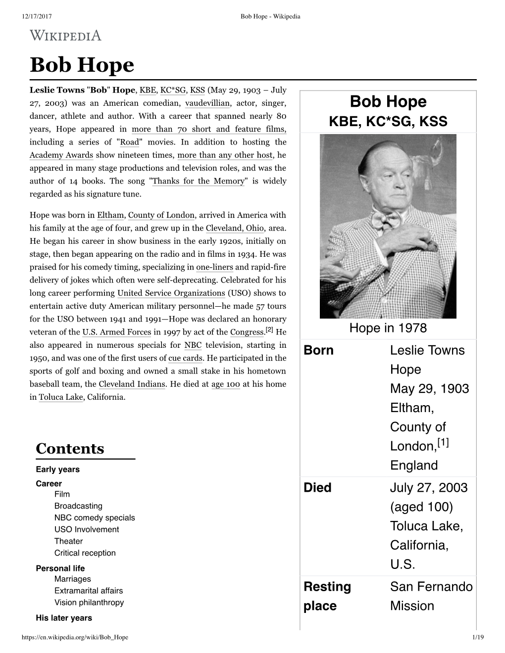 Bob Hope - Wikipedia