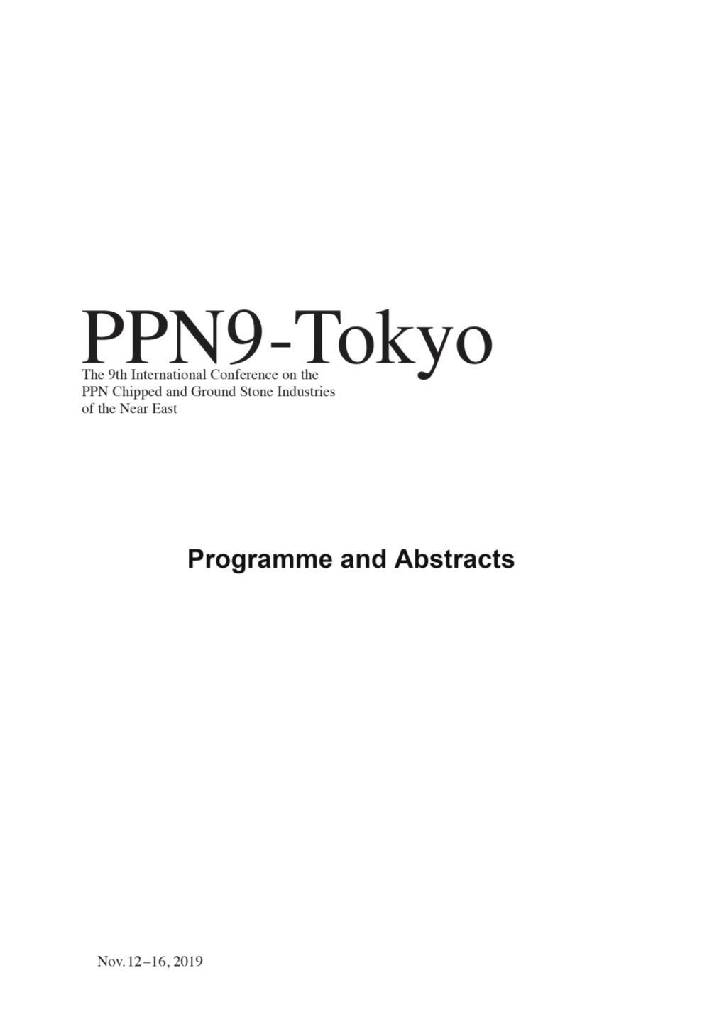 PPN9 Abstracts Revised Colour.Indb