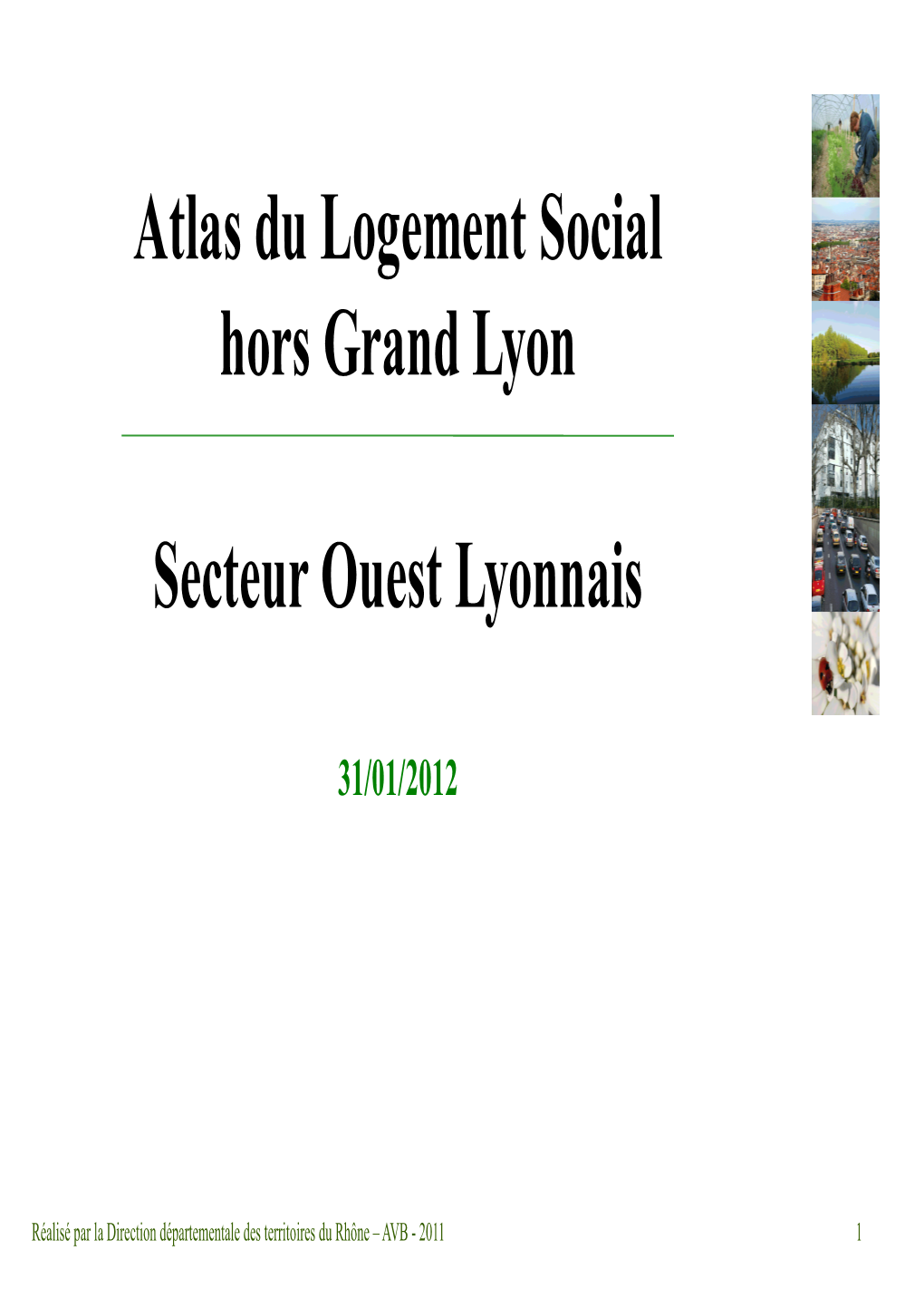 Atlas Du Logement Social Hors Grand Lyon Secteur Ouest Lyonnais