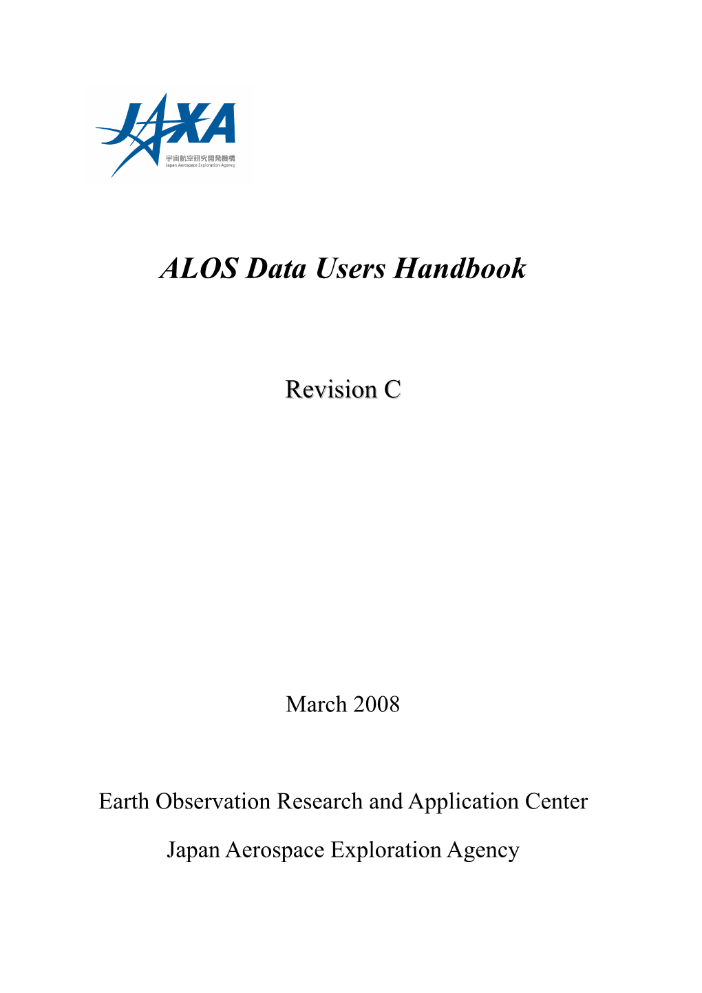 ALOS Data Users Handbook