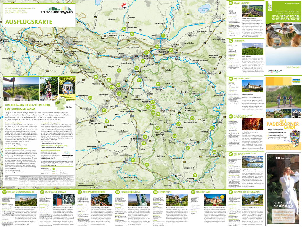 AUSFLUGSZIELE IM TEUTOBURGER WALD B218 GENIESSEN UND STAUNEN ZUM Von Nordrhein Westfalen Corveyer Allee 7