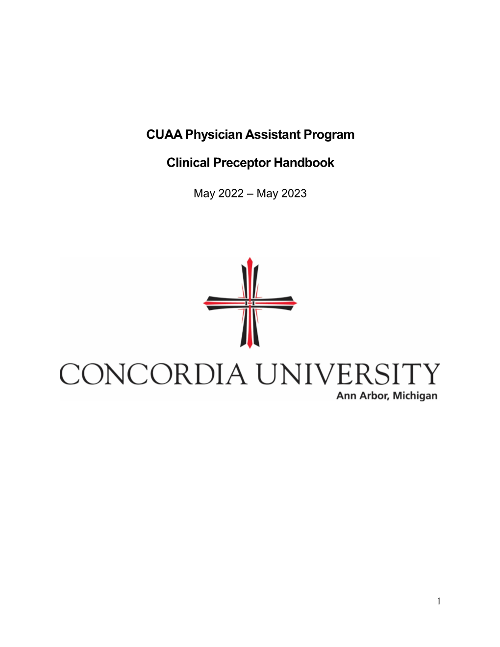 Clinical Preceptor Handbook Pediatrics 2022-2023
