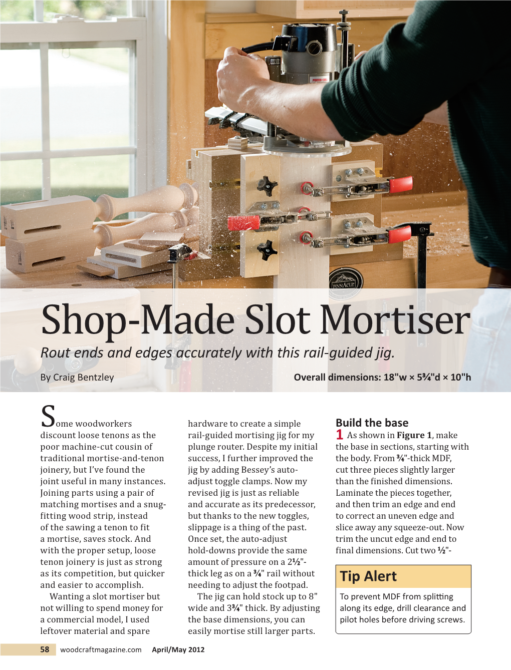 Shop-Made Slot Mortiser Rout Ends and Edges Accurately with This Rail-Guided Jig