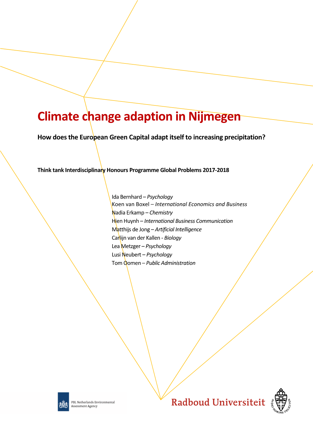 Climate Change Adaption in Nijmegen