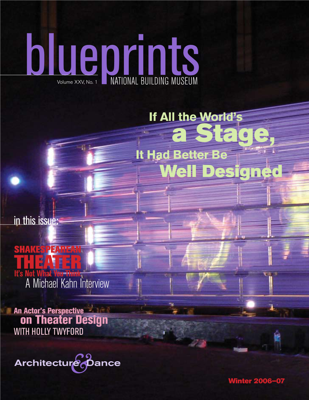 A Stage, It Had Better Be Well Designed in This Issue
