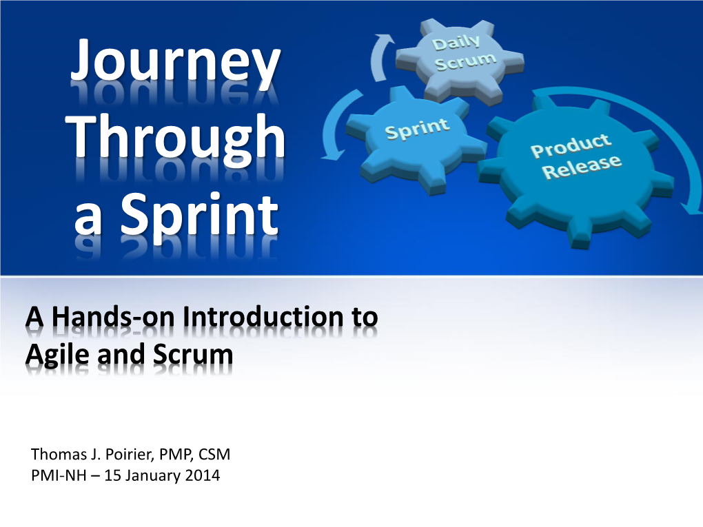 Journey Through a Sprint