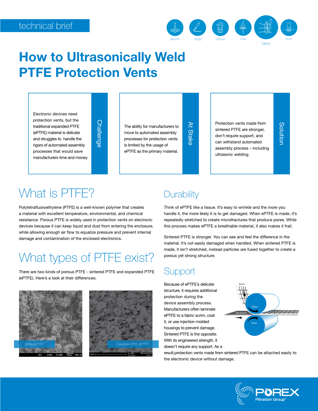 How to Ultrasonically Weld PTFE Protection Vents