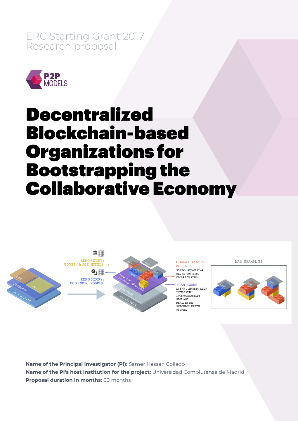 Decentralized Blockchain-Based Organizations for Bootstrapping the Collaborative Economy