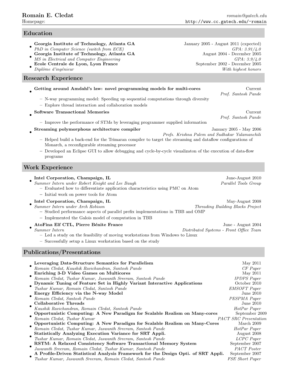 Full Resume (PDF)