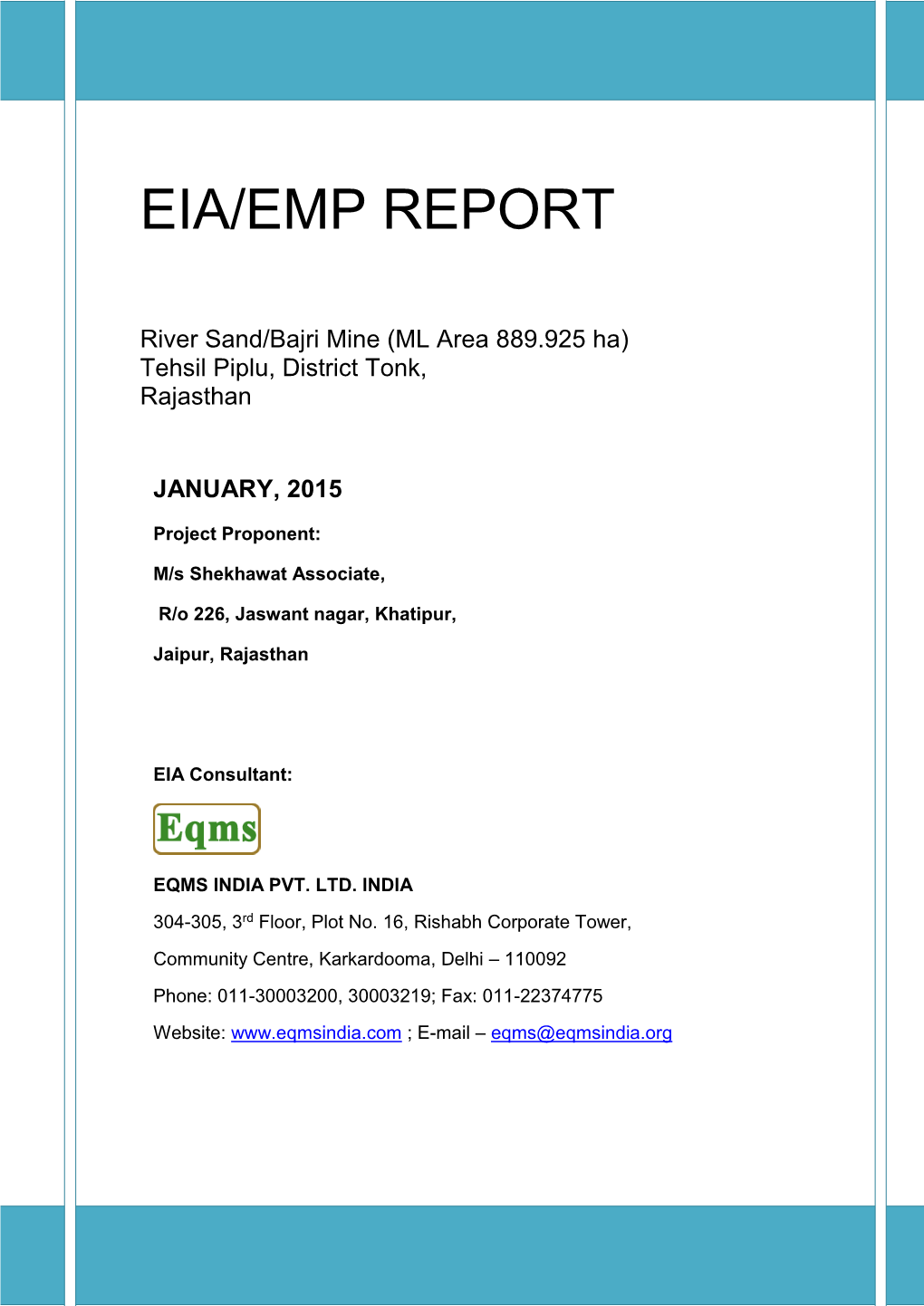 Eia/Emp Report