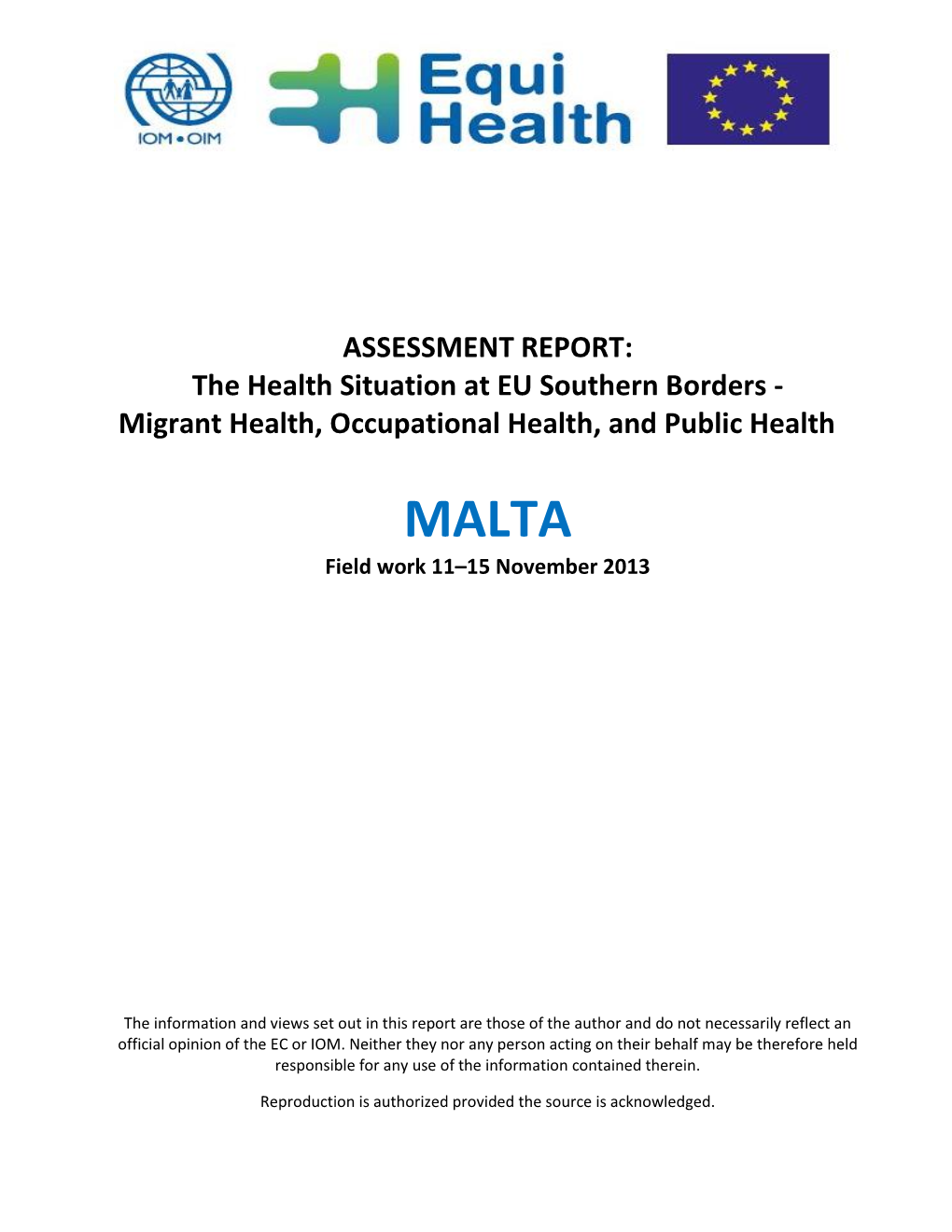 Migrant Health, Occupational Health, and Public Health