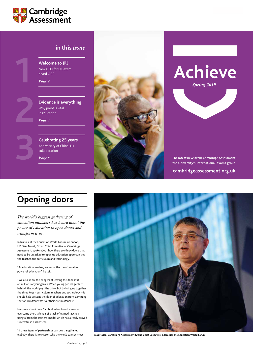 Achieve Spring 2019 1