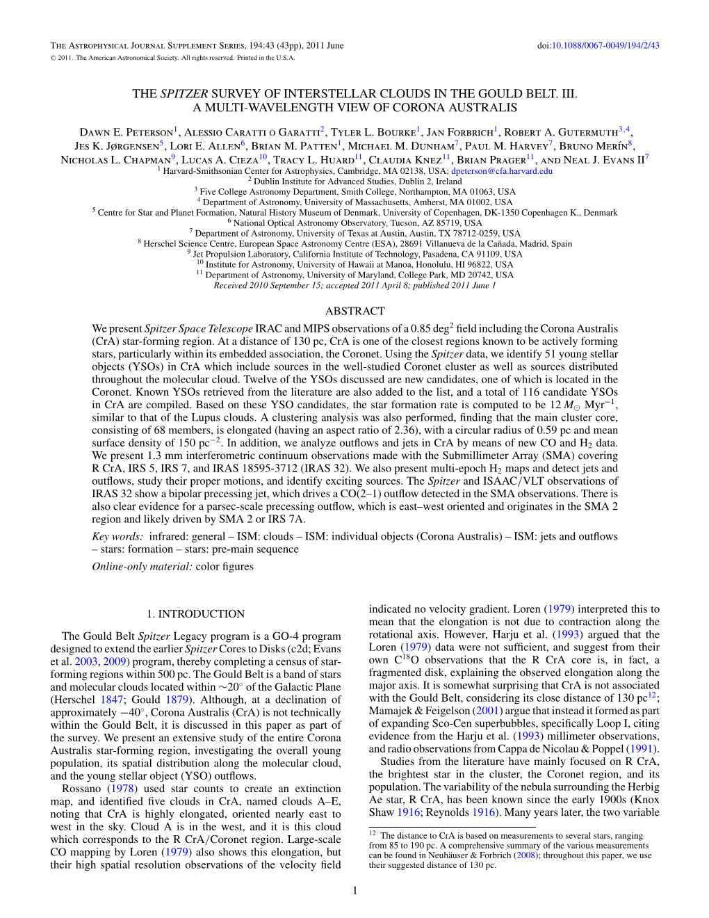 The Spitzer Survey of Interstellar Clouds in the Gould Belt