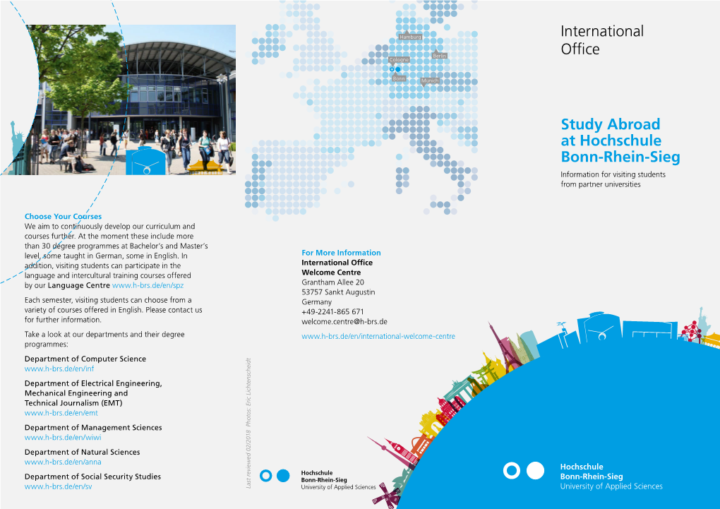 International Office Study Abroad at Hochschule Bonn-Rhein-Sieg