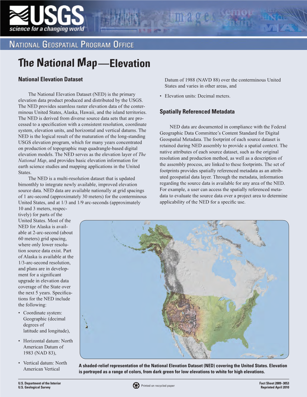 The National Map—Elevation
