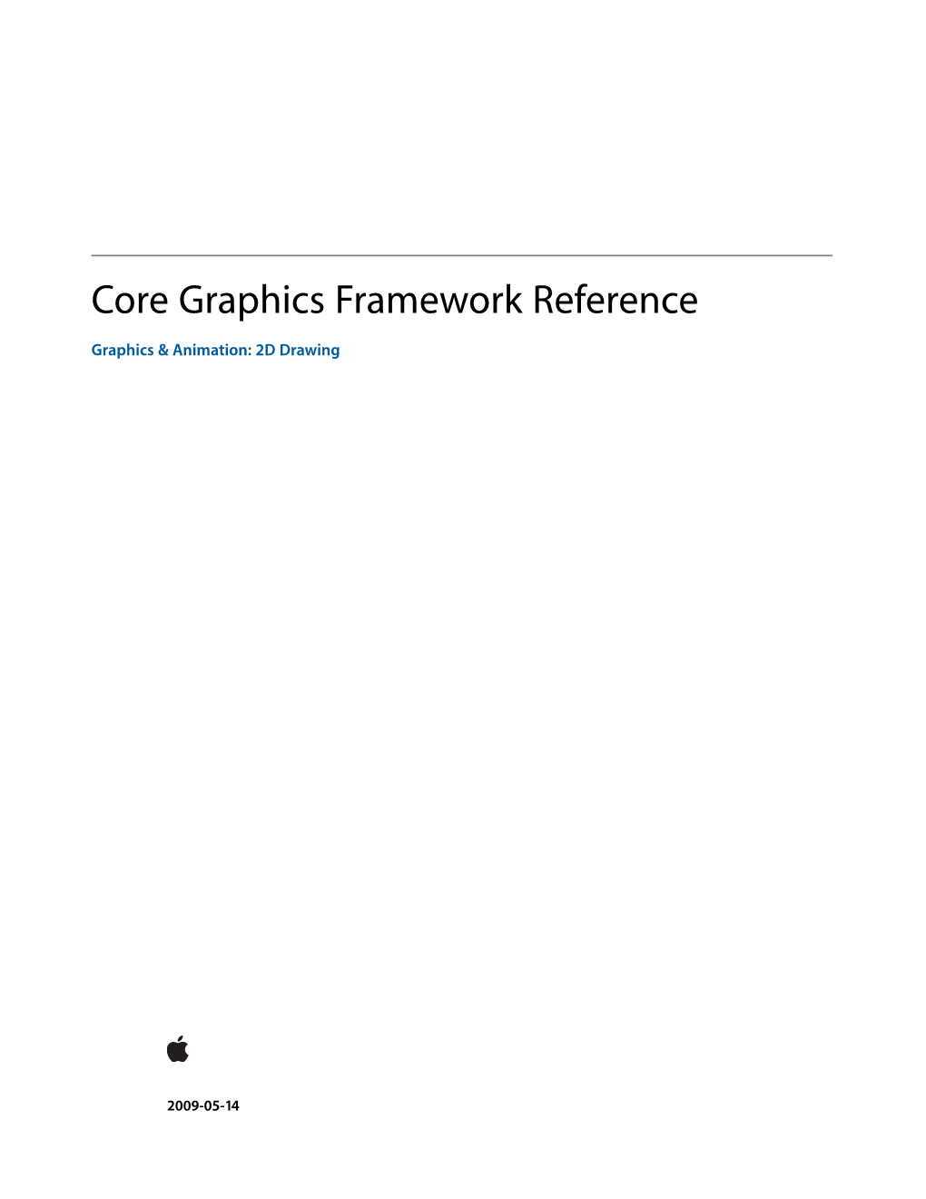 Core Graphics Framework Reference