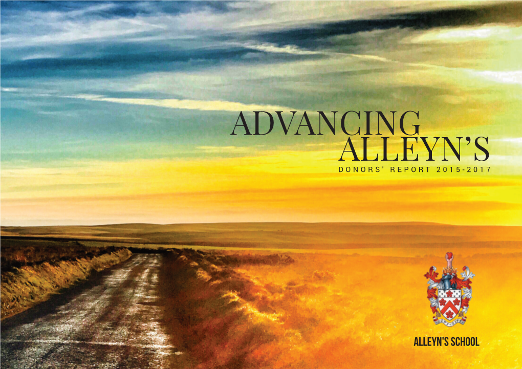 Alleyn's Advancing