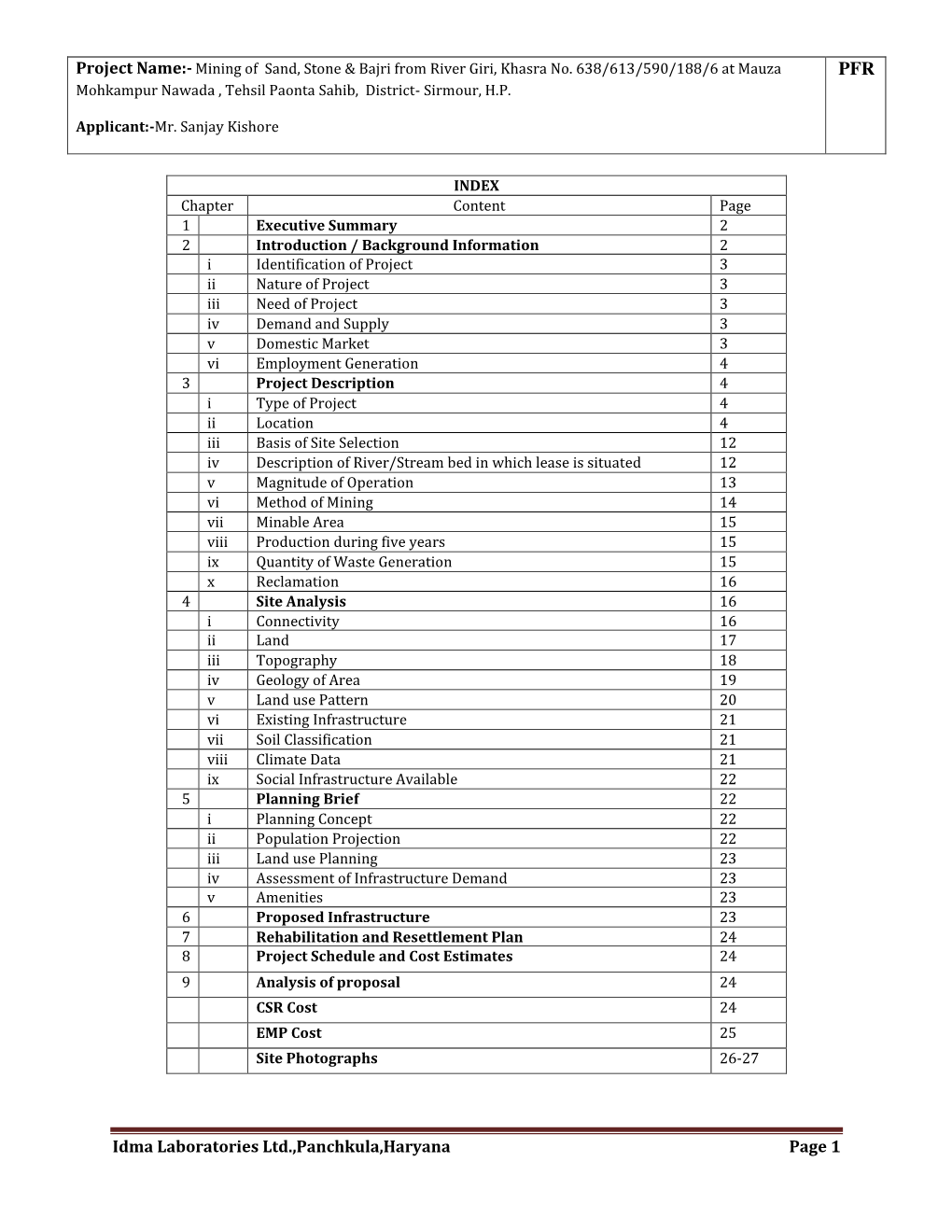 Idma Laboratories Ltd.,Panchkula,Haryana Page 1
