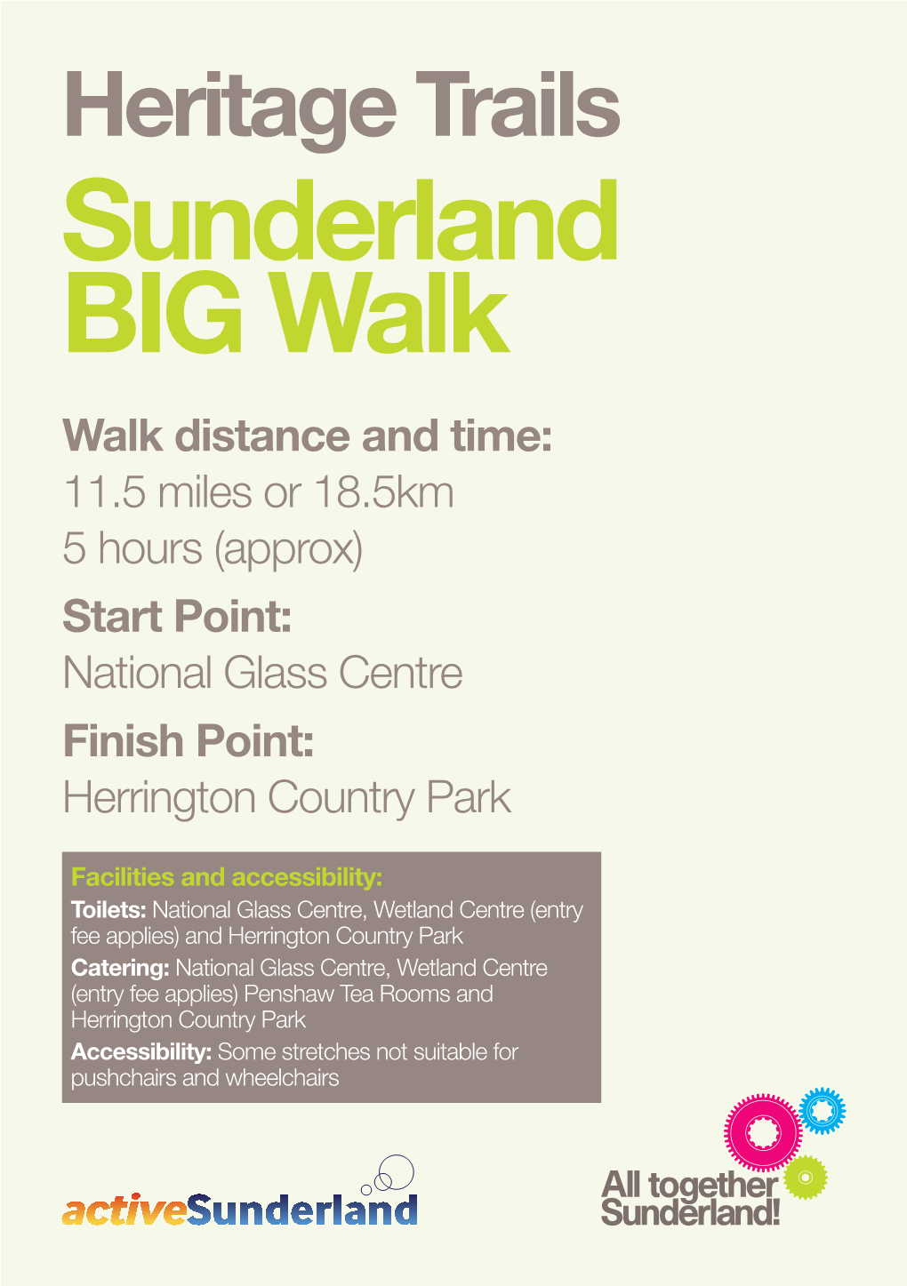 BIG Walk Heritage Trails Sunderland BIG Walk Walk Directions