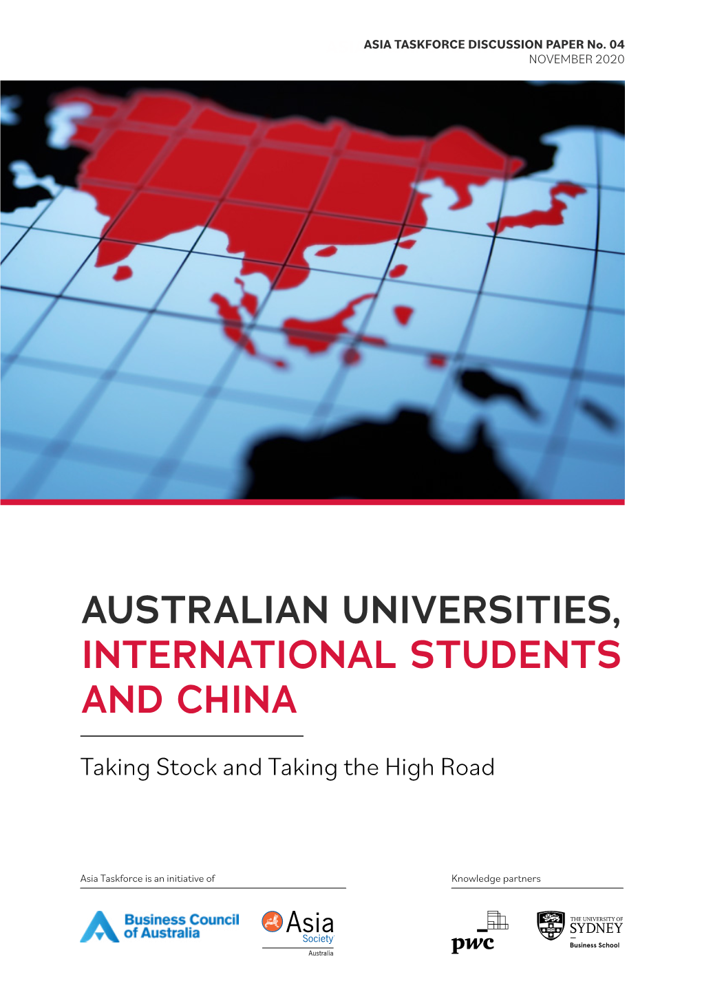 Australian Universities, International Students and China