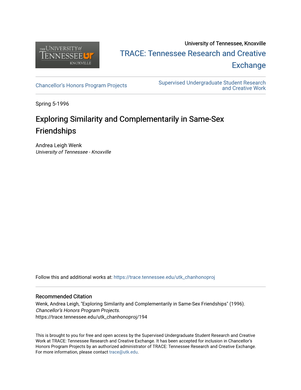 Exploring Similarity and Complementarily in Same-Sex Friendships