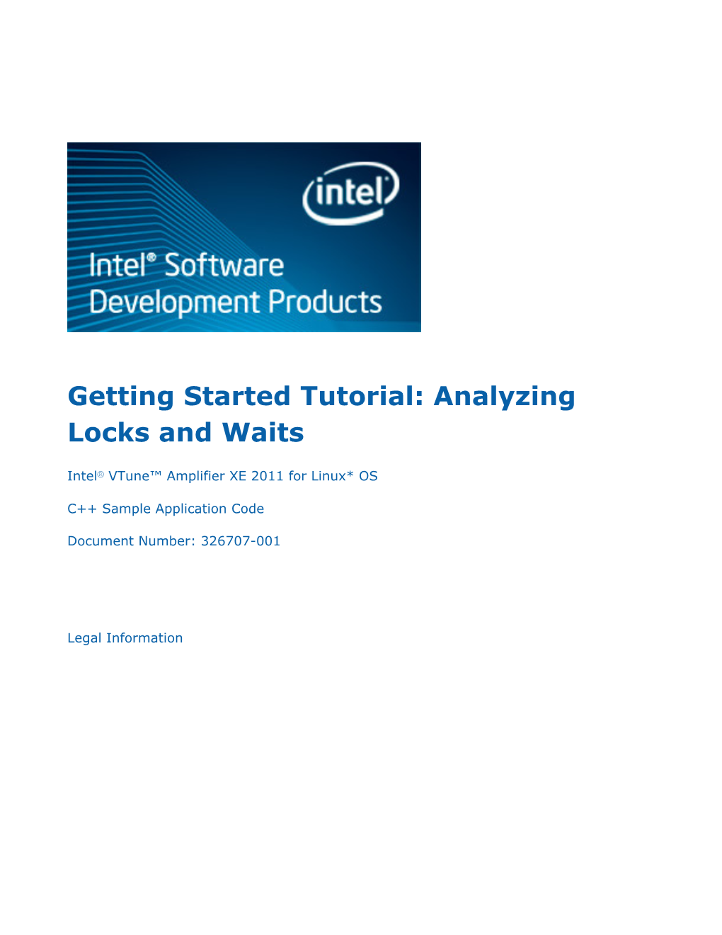 Analyzing Locks and Waits with Intel(R) Vtune(TM)