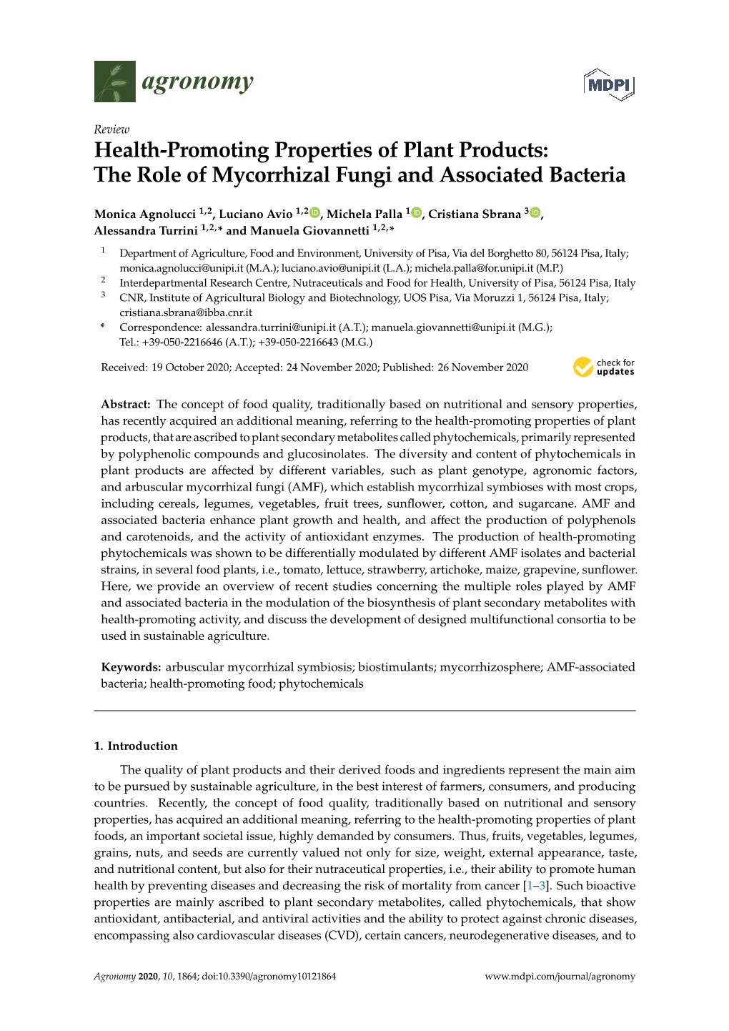 The Role of Mycorrhizal Fungi and Associated Bacteria