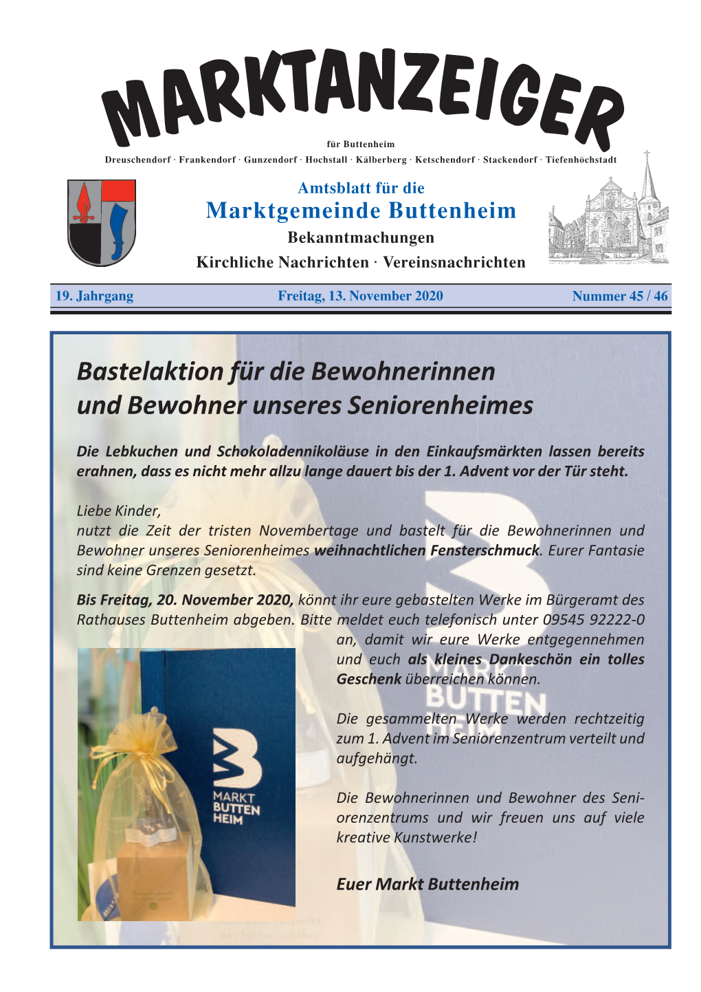 Marktanzeiger Nr. 45-46 Vom 13.11.2020