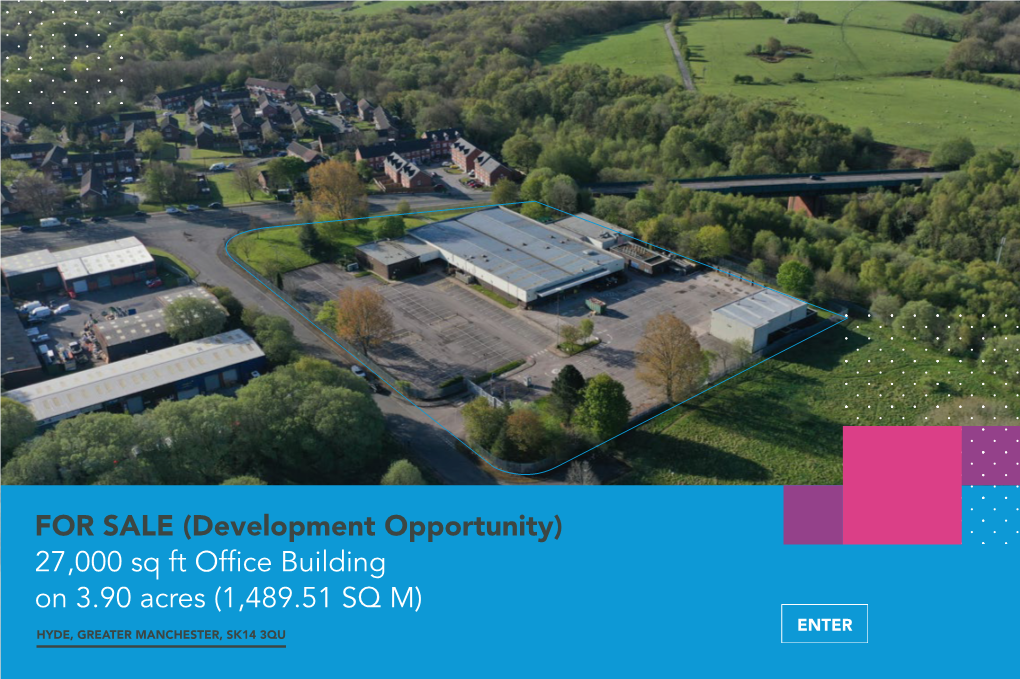 FOR SALE (Development Opportunity) 27,000 Sq Ft Office Building on 3.90 Acres (1,489.51 SQ M)