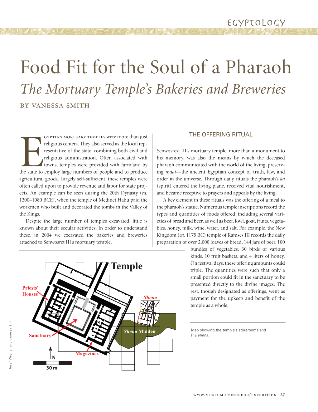 Food Fit for the Soul of a Pharaoh