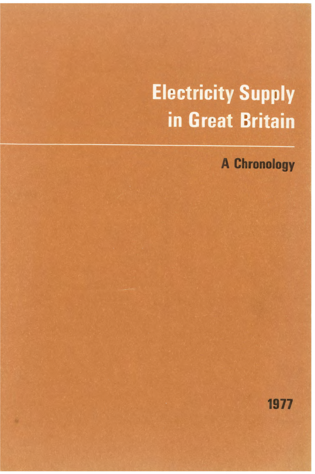 Electricity Supply in Great Britain