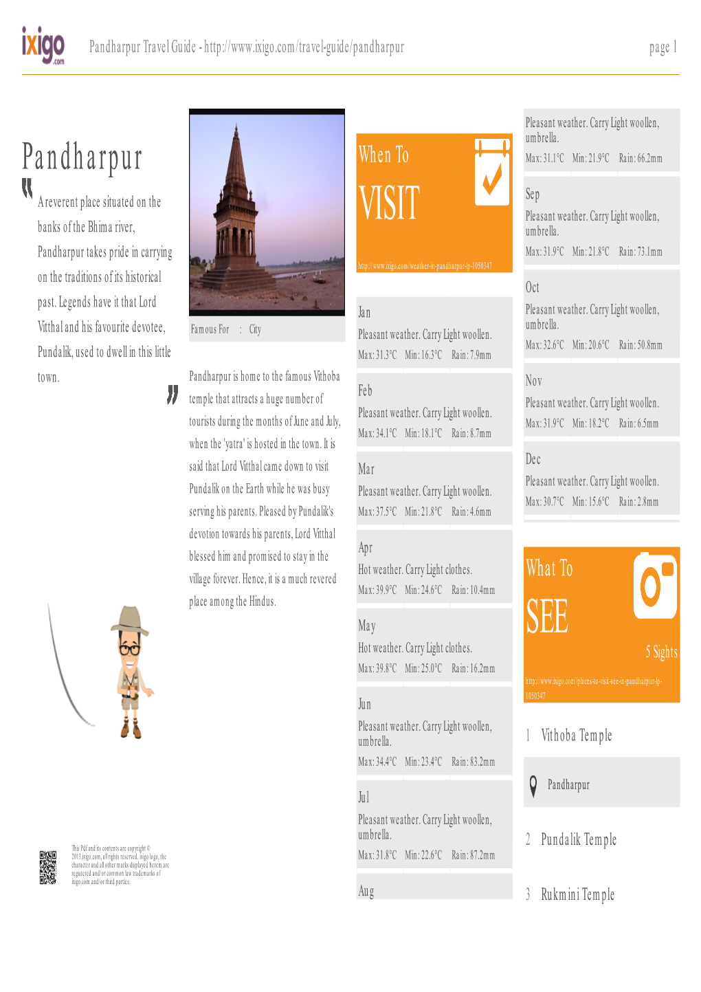 (Pandharpur) Travel Guide