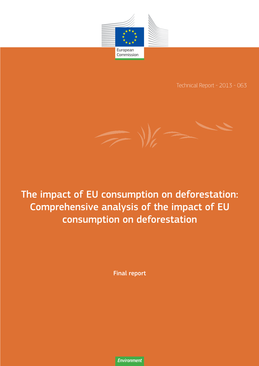 Analysis of the Impact of EU Consumption on Deforestation