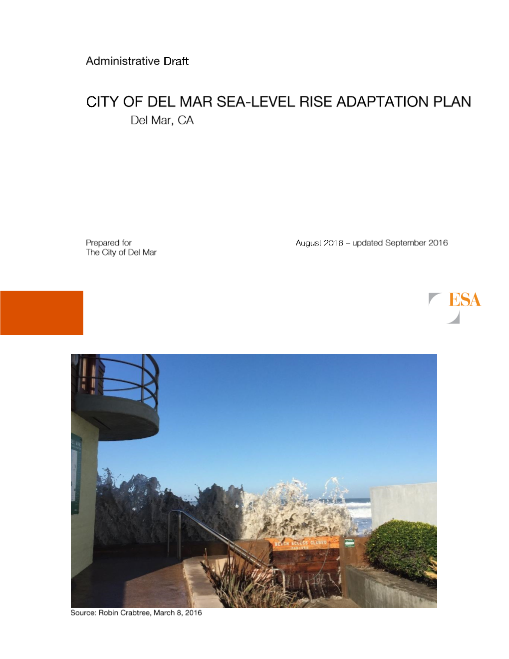 City of Del Mar Sea-Level Rise Adaptation Plan