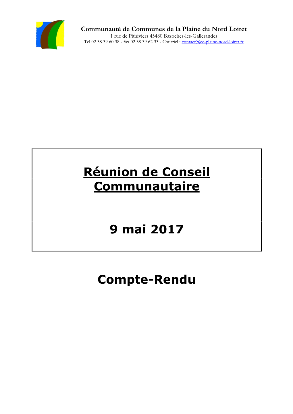 Préparation Conseil