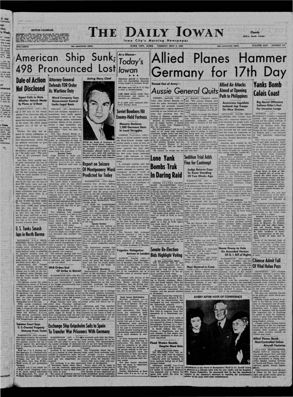 Daily Iowan (Iowa City, Iowa), 1944-05-02