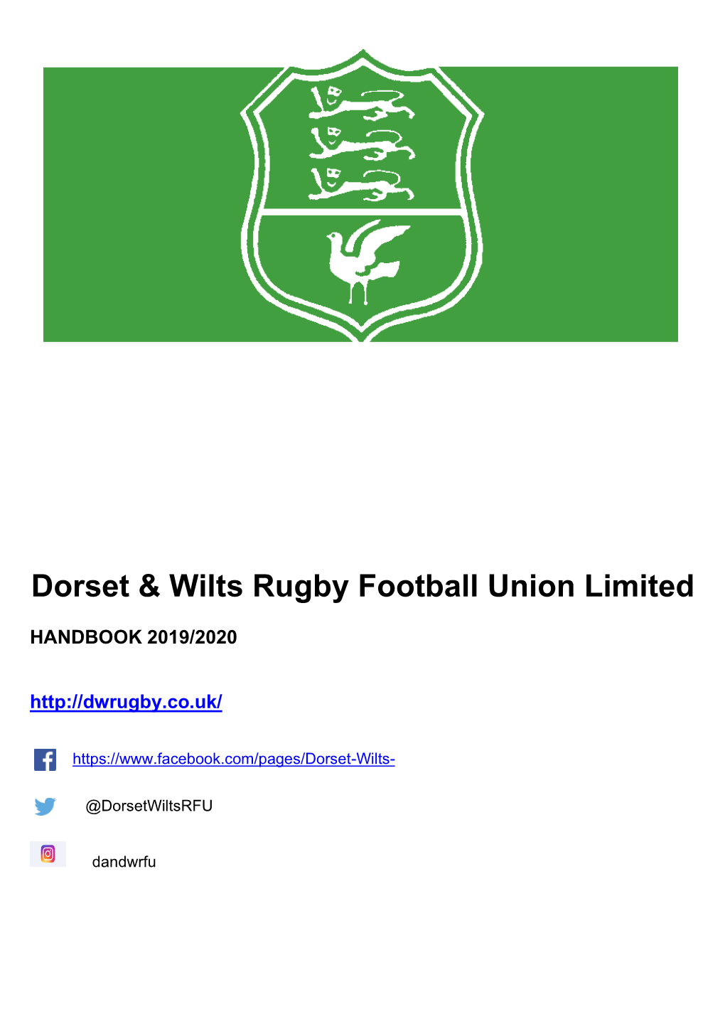 Dorset & Wilts Rugby Football Union Limited