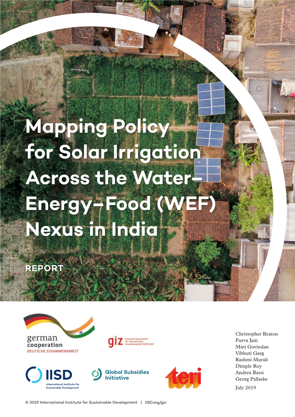 Mapping Policy for Solar Irrigation Across the Water-Energy-Food