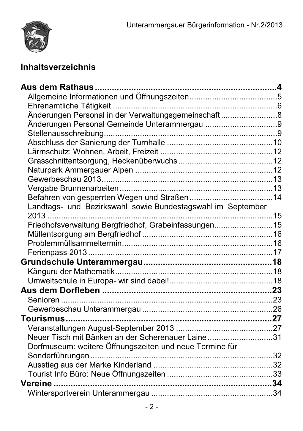 Bürgerinfo 2-2013