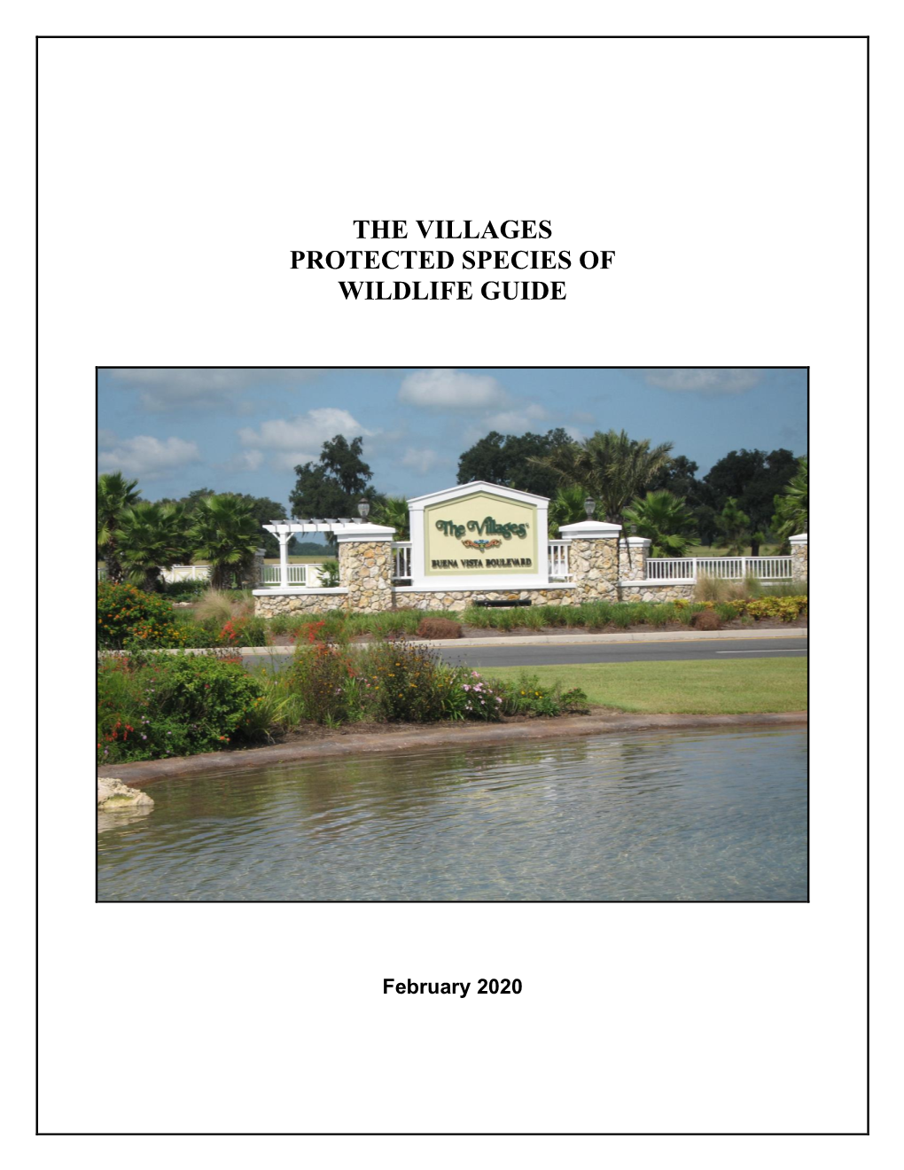 The Villages Protected Species of Wildlife Guide