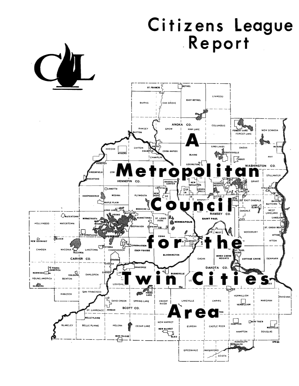 A Metropolitan Council for the Twin Cities Area (1967)