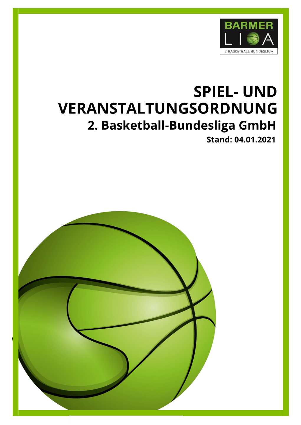 Spiel- Und Veranstaltungsordnung