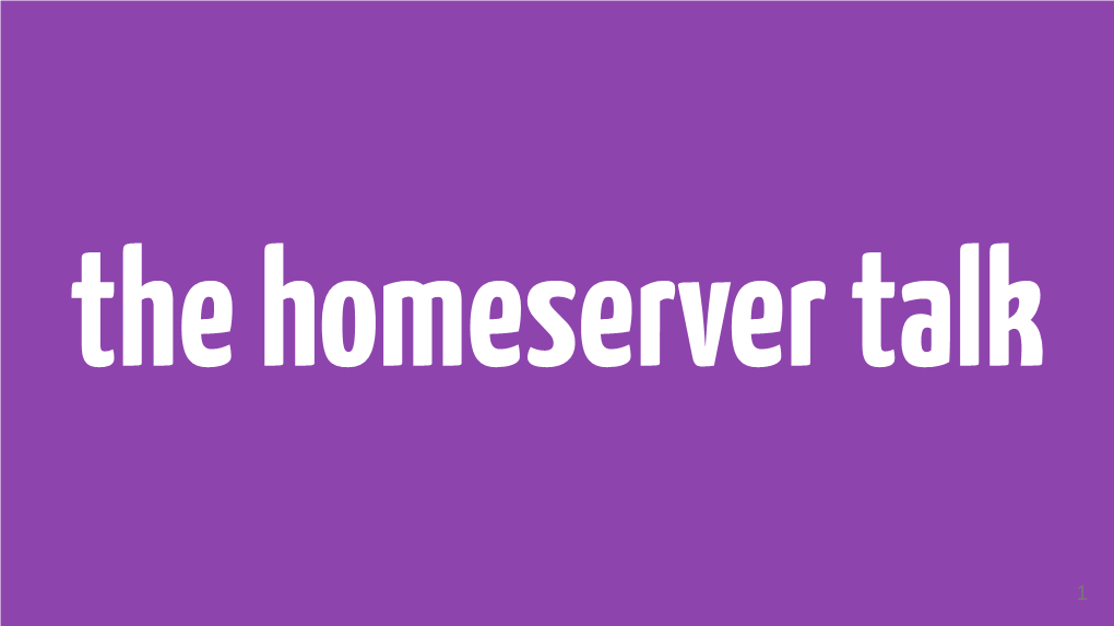 Homeserver.Pdf